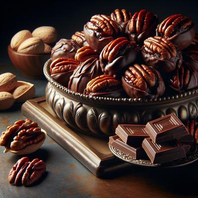Image of Chocolatey Stuffed Pecans