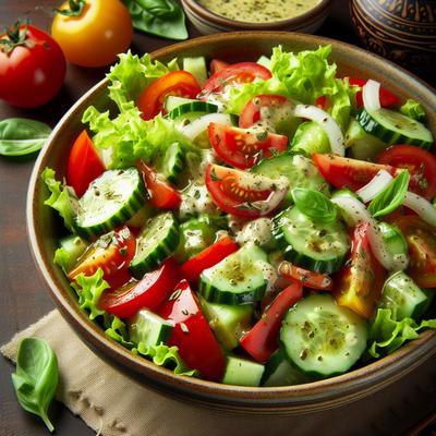 Image of Chopped Salad with Italian Vinaigrette