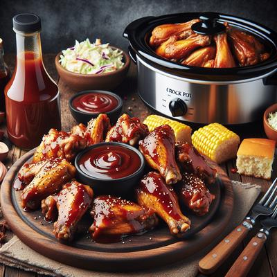 Image of Christine's Crock Pot Bbq Chicken Wings