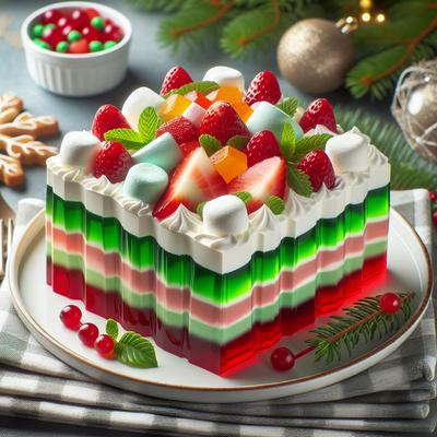 Image of Christmas Jello Salad