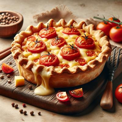 Image of Chunky Tomato Cheese Pie