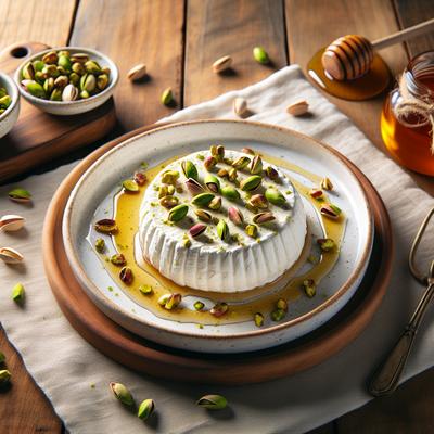 Image of Chvre with Pistachios and Honey