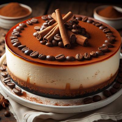 Image of Cinnamon and Coffee Cheesecake