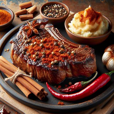 Image of Cinnamon Chile Crusted Steak