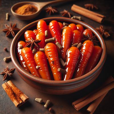 Image of Cinnamon Glazed Baby Carrots