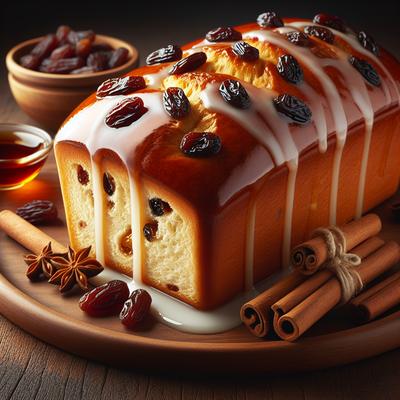 Image of Cinnamon Raisin Bread with Maple Glaze