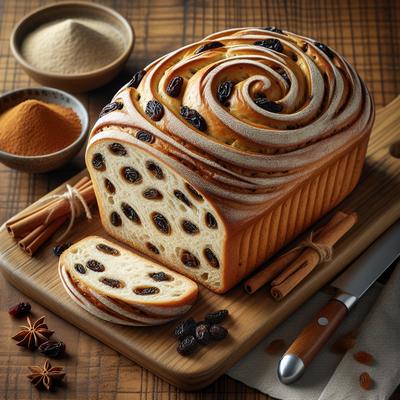 Image of Cinnamon Raisin Bread Yeast Free