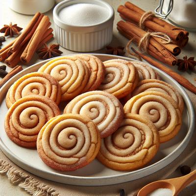Image of Cinnamon Swirl Sugar Cookies a K a Snickerdoodles