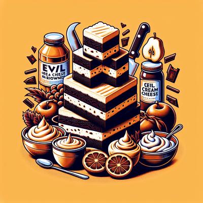 Image of Cj's Evil Cream Cheese Brownies
