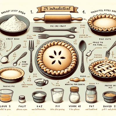 Image of Classic Pie Crust Idiot Proof Step by Step Photo Tutorial
