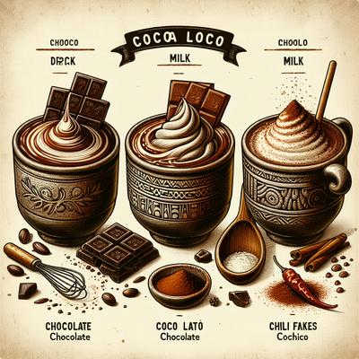 Image of Cocoa Loco 3 Different Types of Hot Chocolates
