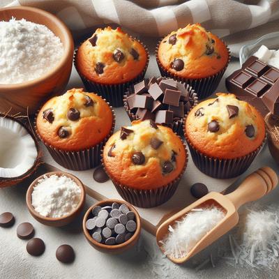 Image of Coconut Choc Chip Muffins
