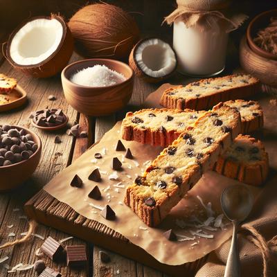 Image of Coconut Chocolate Biscotti