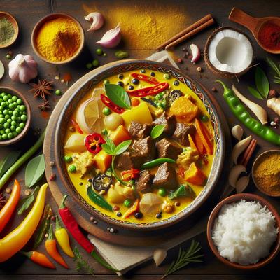 Image of Coconut Curry Beef or Chicken