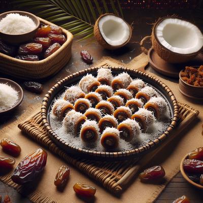 Image of Coconut Date Rolls
