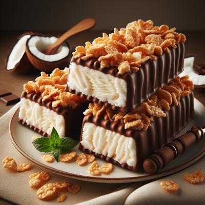 Image of Coconut Krispies Ice Cream Bars