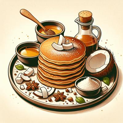 Image of Coconut Pancakes