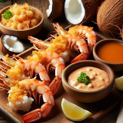 Image of Coconut Shrimp and Sauce