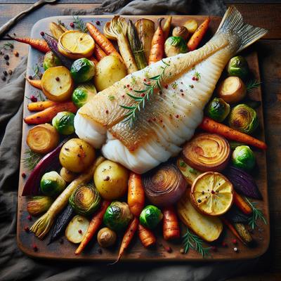Image of Cod with Winter Vegetables