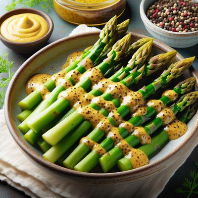 Image of Cold Asparagus with Mustard Dressing