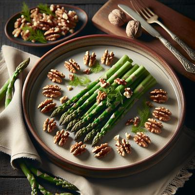 Image of Cold Asparagus with Walnuts