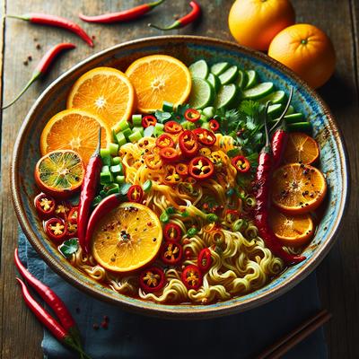 Image of Cold Chili Orange Noodles