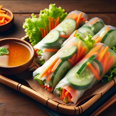 Image of Cold Vegetarian Spring Rolls