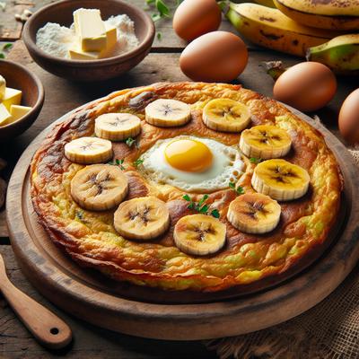 Image of Colombia Banana Omelette Tortilla De Banana