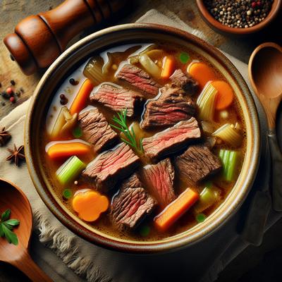 Image of Comforting Steak Soup
