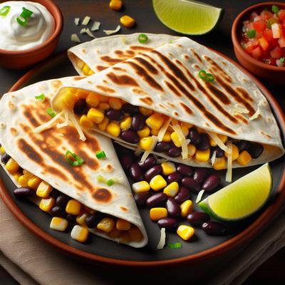 Image of Corn and Black Bean Quesadillas
