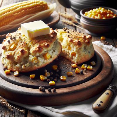 Image of Corn and Black Pepper Scones