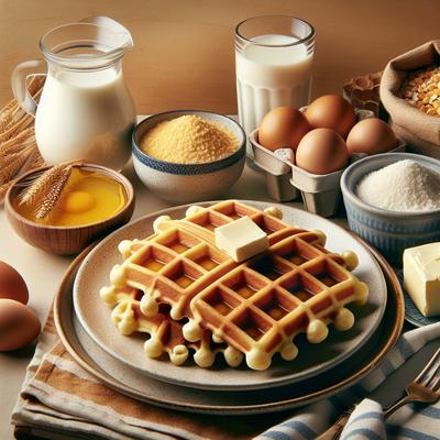 Image of Cornmeal Blender Waffles