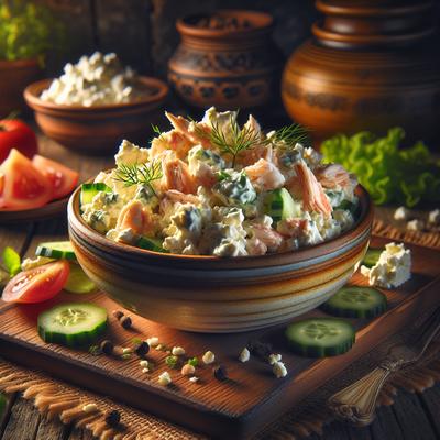 Image of Cottage Cheese Crab Salad