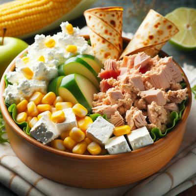 Cottage Cheese Tuna Corn Relish Wraps Aust Ww 5pts