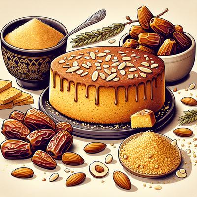 Image of Couscous Date Cake