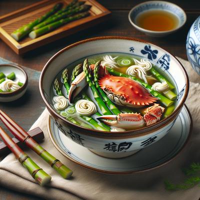 Image of Crab and Asparagus Soup