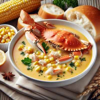 Image of Crab and Corn Bisque