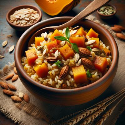 Image of Cracked Wheat and Pumpkin Pilaf
