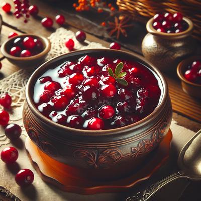 Image of Cranberries and Port Wine Condiment