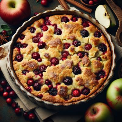 Image of Cranberry and Apple Cobbler