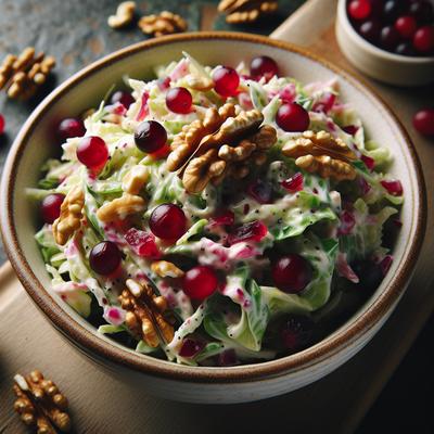 Image of Cranberry and Walnut Coleslaw