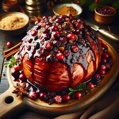 Image of Cranberry Glazed Ham