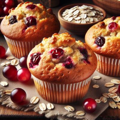 Image of Cranberry Oatmeal Muffins