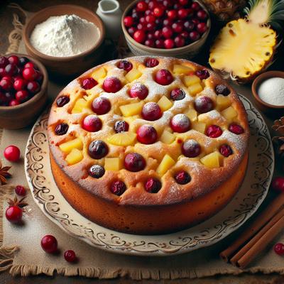 Image of Cranberry Pineapple Cake