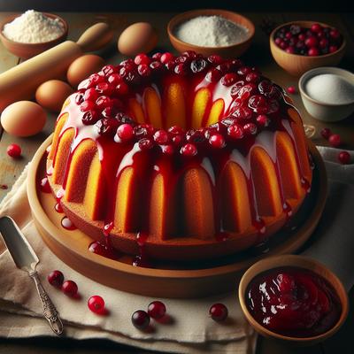 Image of Cranberry Sauce Bundt Cake