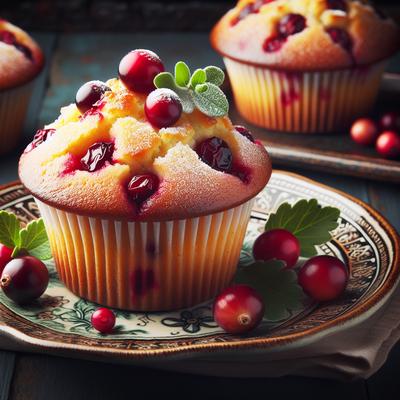 Image of Cranberry Upside Down Muffins