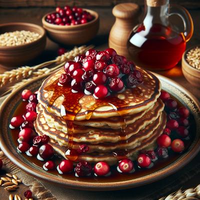 Image of Cranberry Wheat Pancakes