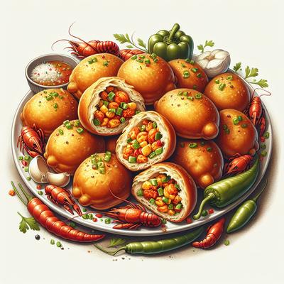Image of Crawfish Stuffed Pistolettes