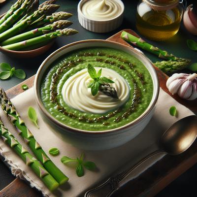 Image of Cream of Asparagus Soup Without Cream