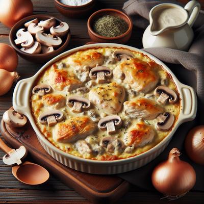 Image of Cream of Mushroom Chicken Casserole